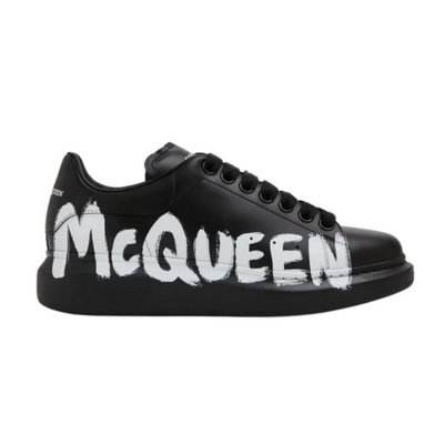 Aexander Mcqueen Oversized Graffiti ā Black White