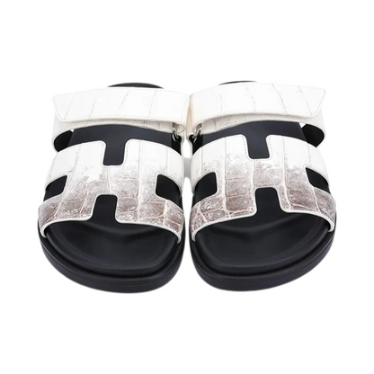 Hermes Chypre sandal Himalaya Crocodile Limited