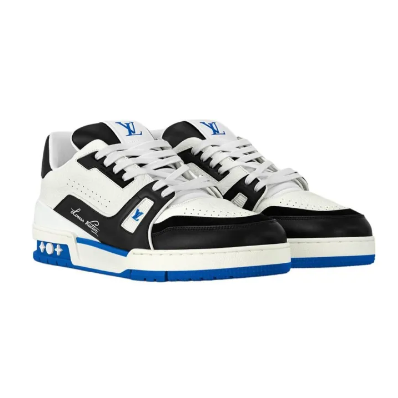 Louis Vuitton Trainer Low Top Skateboard Blue Black
