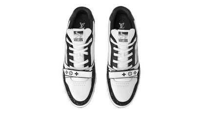 LOUIS VUITTON LV Trainer 'Black White Denim Strap'